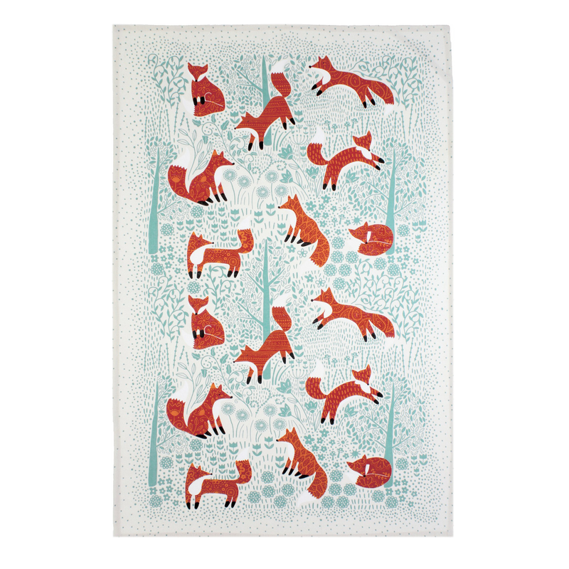 Ulster Weavers Cotton Tea Towel, Foraging Fox