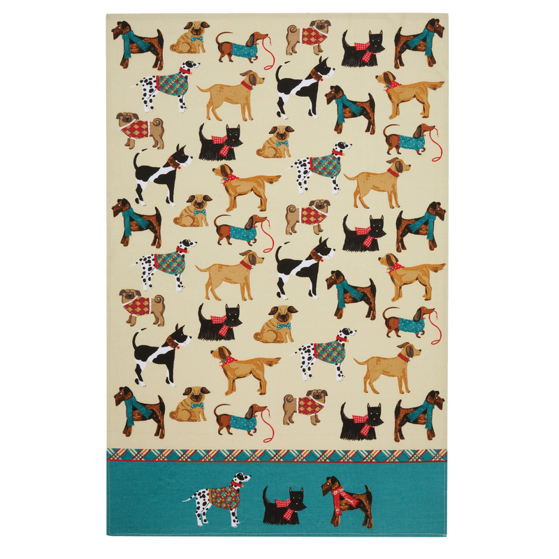 Ulster Weavers Cotton Tea Towel, Hound Dog
