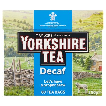 Yorkshire Decaffeinated Tea, 80s