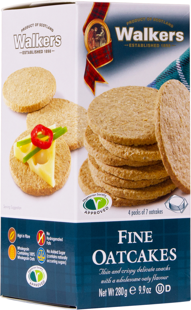 Walkers Fine Oatcakes, 280g
