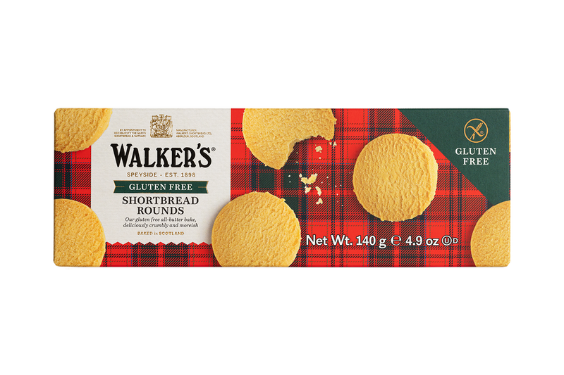 Walkers Gluten Free Shortbread Rounds, 140g