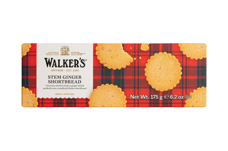 Walker's Stem Ginger Shortbread