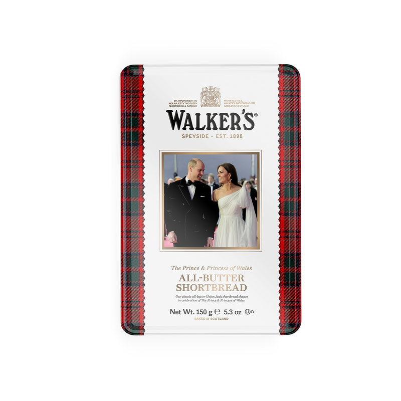 Walkers Shortbread Tin, The Prince & Princess of Wales, 150g