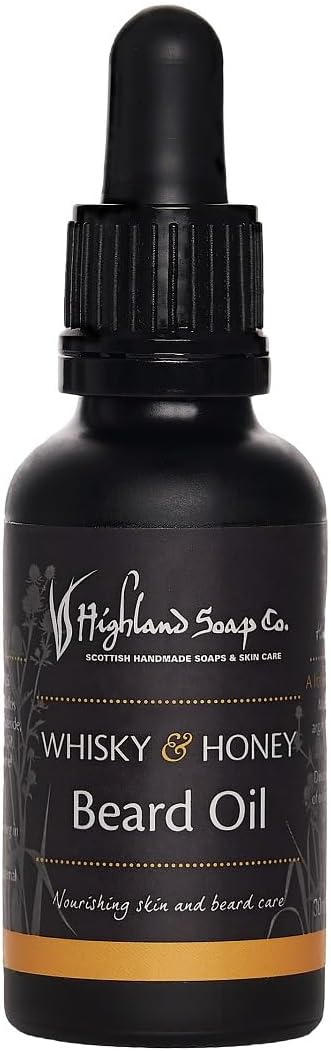 Highland Soap Company, Whisky & Honey Beard Oil, 30ml