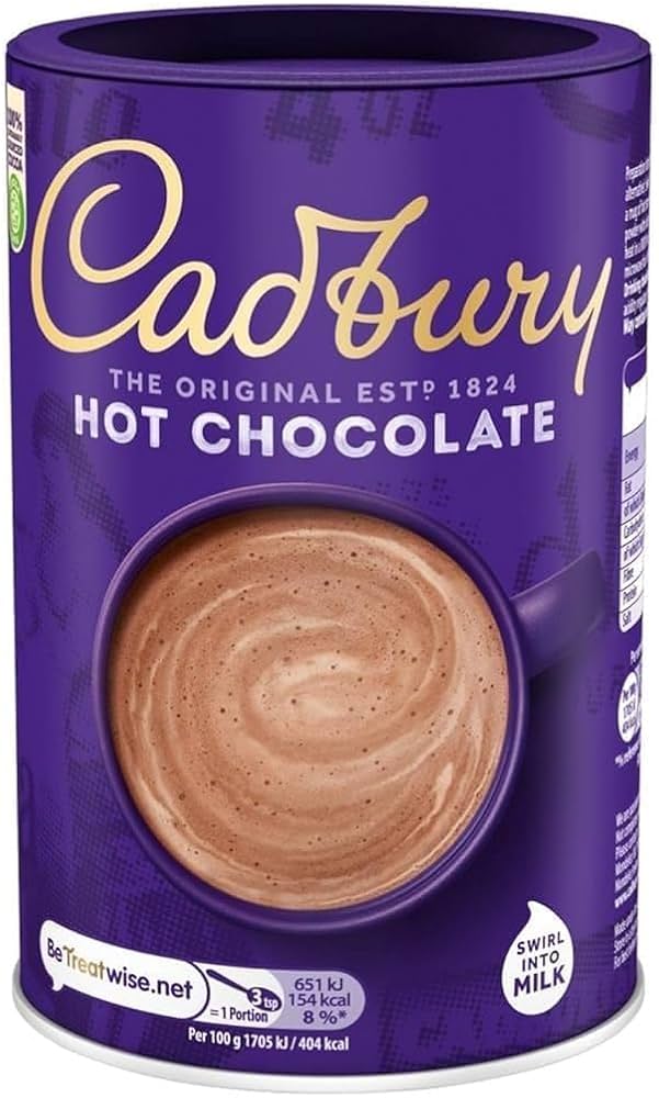 Cadbury Hot Chocolate Powder, 500g