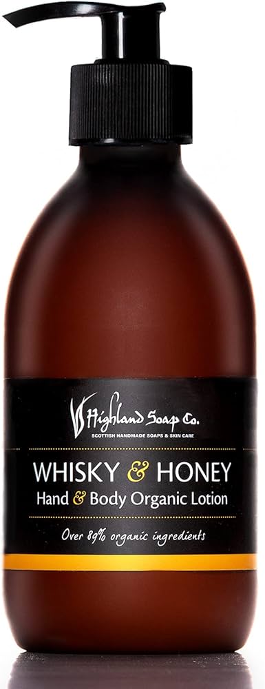 Highland Soap Company, Whisky & Honey Hand & Body Lotion, 300ml