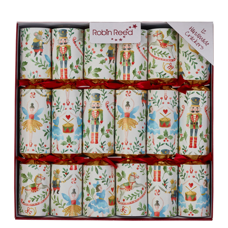 Robin Reed Christmas Crackers, 12, Sugarplum