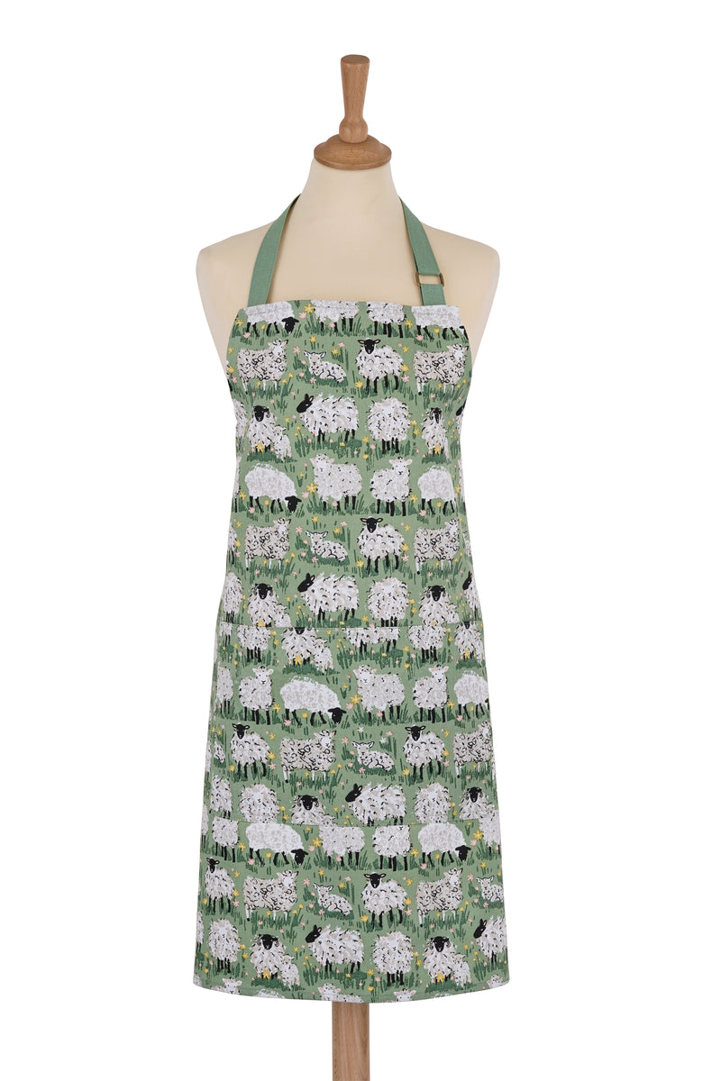 Ulster Weavers Cotton Apron, Woolly Sheep
