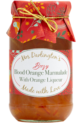 Mrs Darlington's Blood Orange Marmalade with Orange Liqueur, 340g