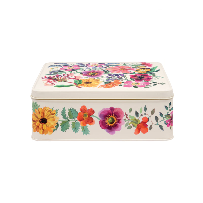 Deep Rectangular Tin, Emma Bridgewater, Garden Flowers