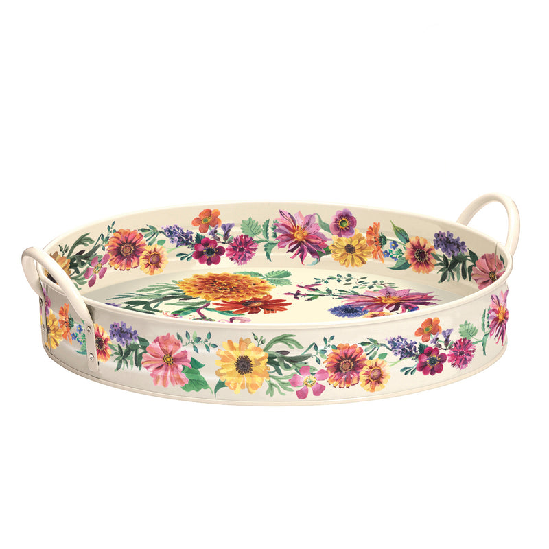 Large Handle Tray, Emma Bridgewater, Garden Flowers