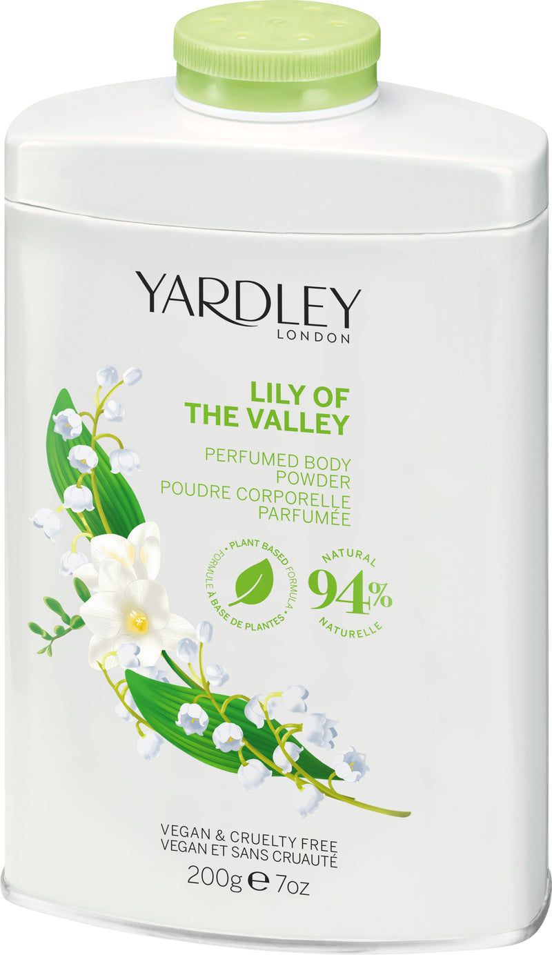 Yardley Lily of the Valley Perfumed Body Powder, 200g
