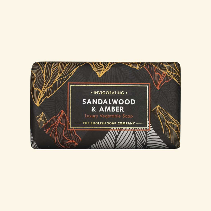 English Soap Company, Sandalwood & Amber Soap, 190g
