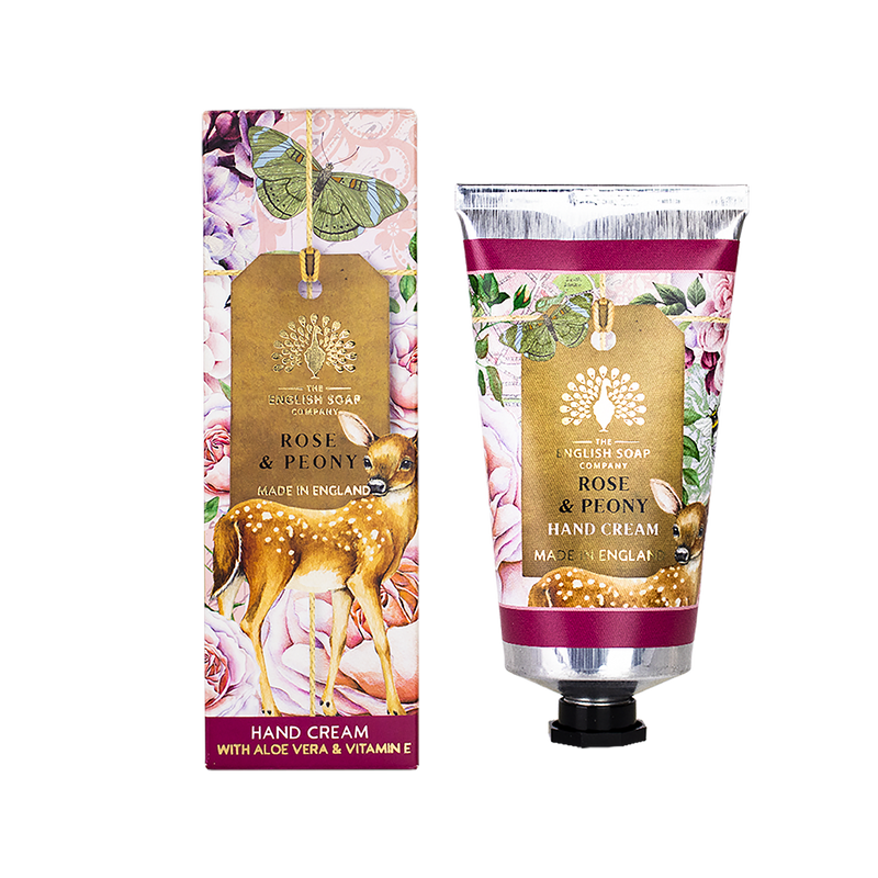 English Soap Company, Anniversary Hand Cream, Rose & Peony, 75ml
