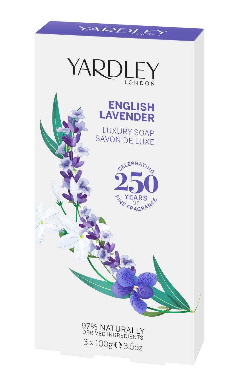 Yardley Luxury Gift Box, English Lavender Soaps