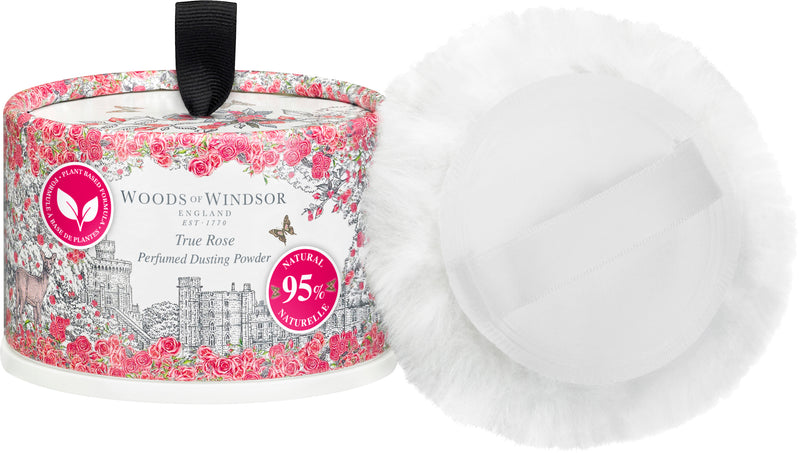 Woods of Windsor True Rose Dusting Powder, 100g