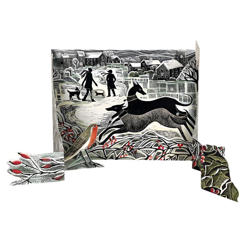 Angela Harding Advent Calendar, Whippet Wonderland