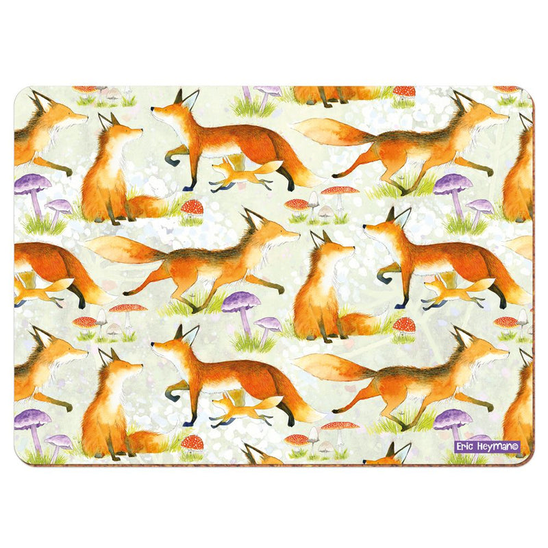 Placemat, Emma Ball, Foxes