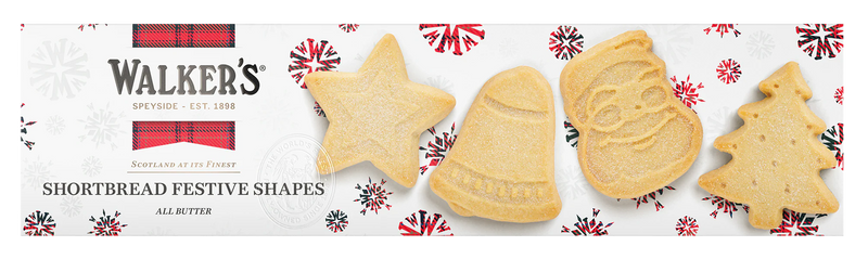 Walker's Shortbread Festive Shapes, 175g