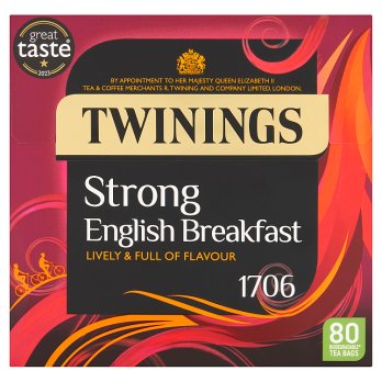 Twinings Strong English Breakfast Tea, 80s