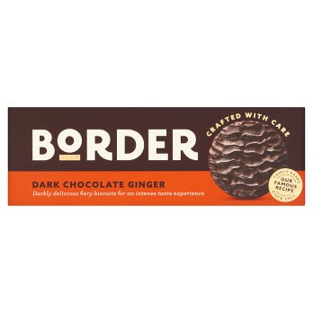 Border Dark Chocolate Ginger Biscuits, 150g