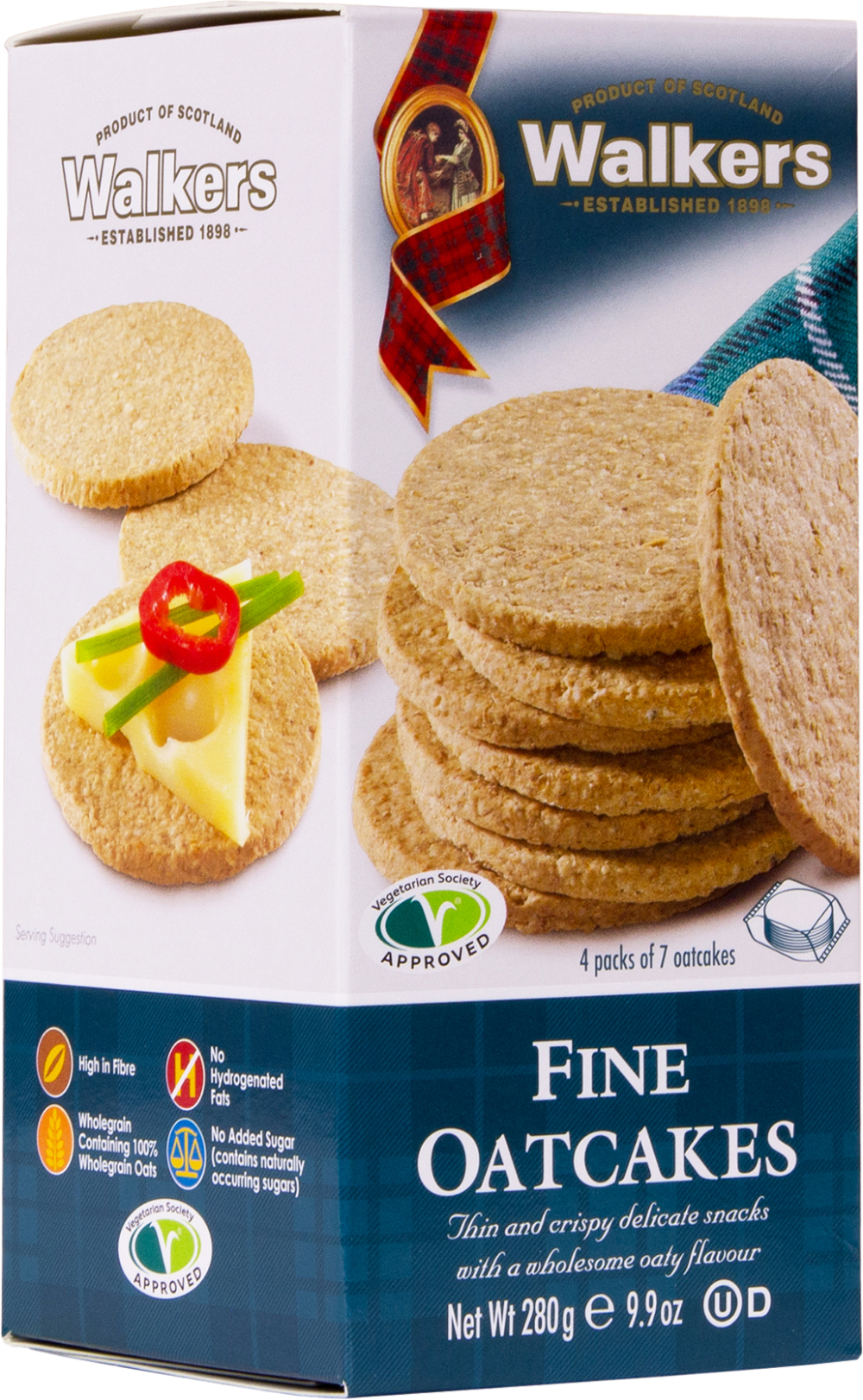 Walkers Fine Oatcakes, 280g