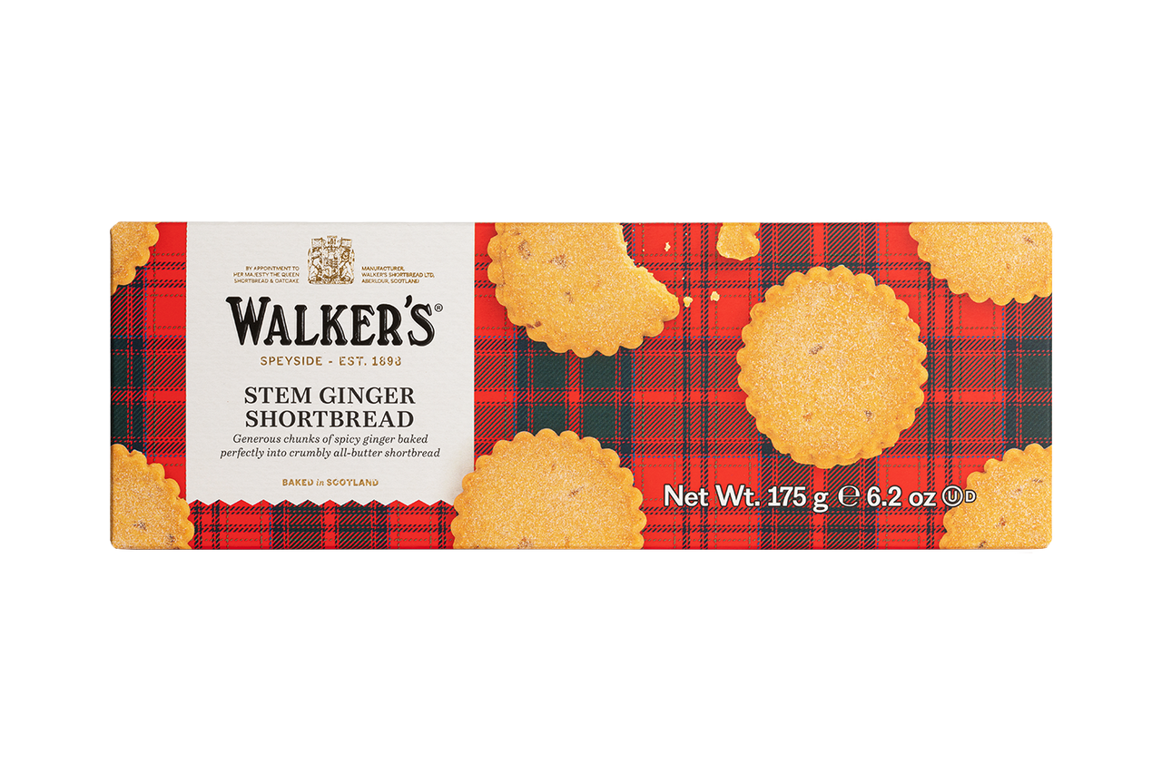 Walker's Stem Ginger Shortbread