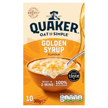 Oat So Simple Golden Syrup, 10 Sachets