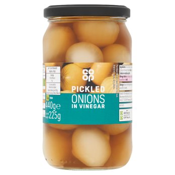 Co-op Pickled Onions in Vinegar, 440g
