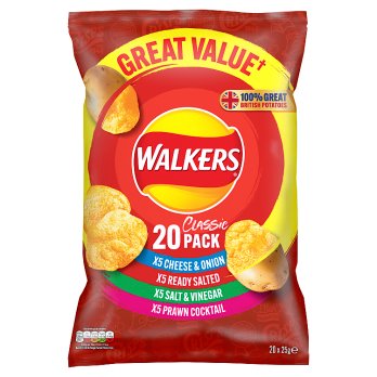Walkers Crisps Classic Twenty Pack