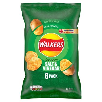 Walkers Salt & Vinegar Six Pack