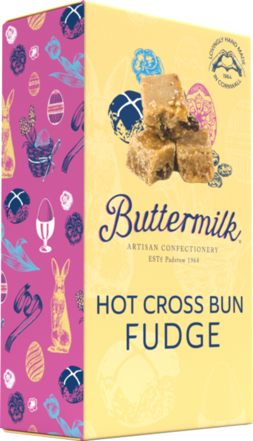 Buttermilk Hot Cross Bun Fudge, 175g