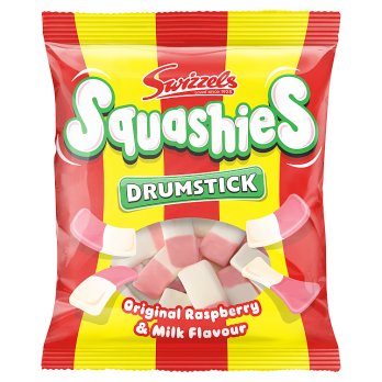 Swizzels Squashies Raspberry & Milk Flavour, 120g