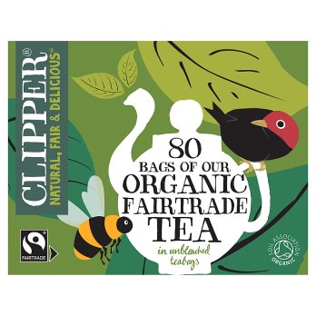 Clipper Organic Fairtrade Tea, 80s