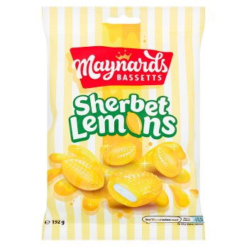 Maynards Bassetts Sherbet Lemons 192g
