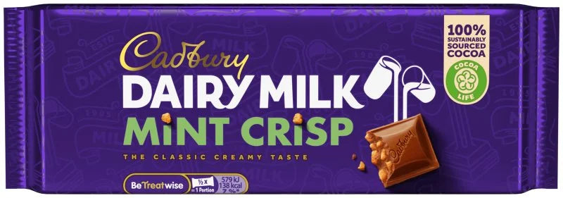 Cadbury Mint Crisp, 54g