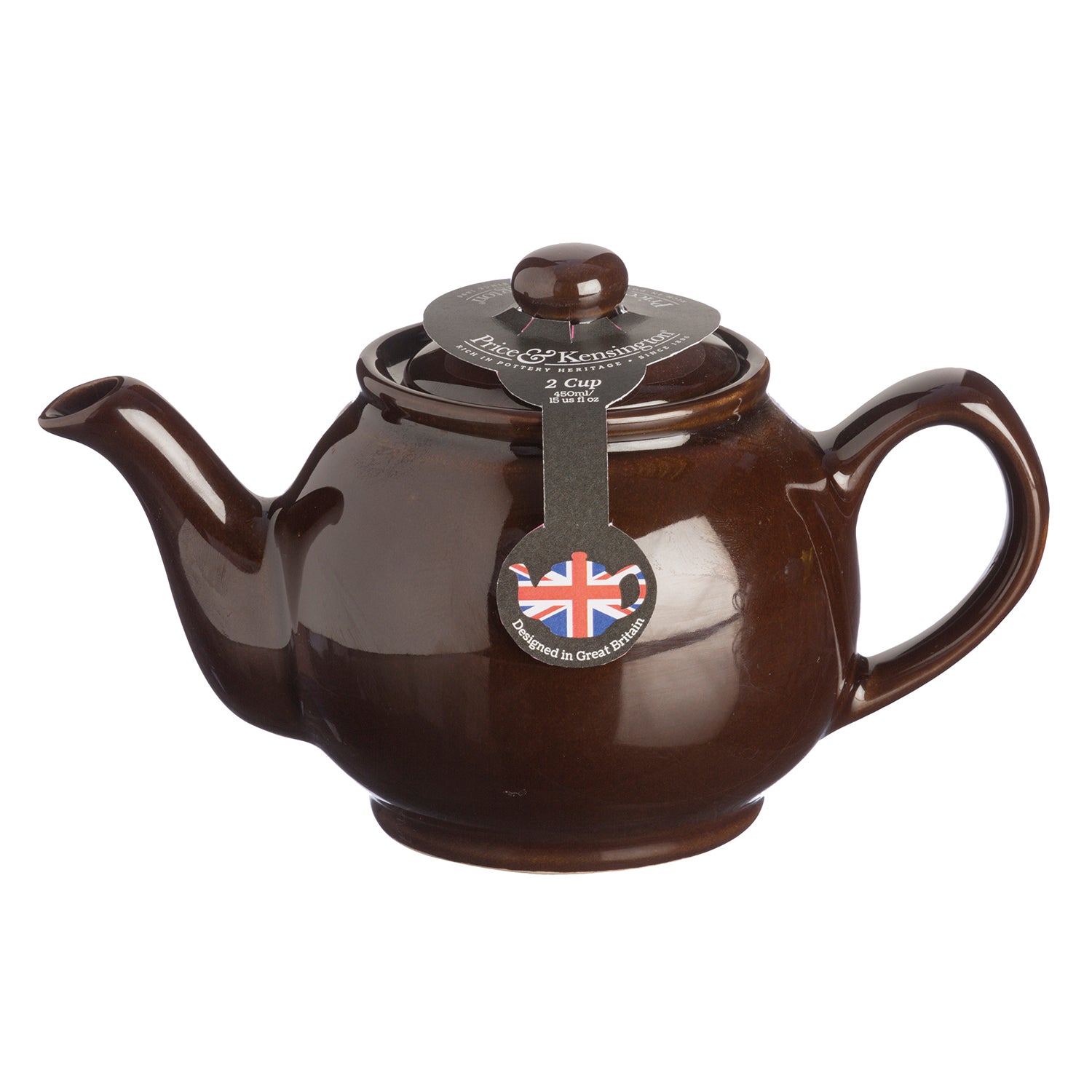 Price & Kensington Rockingham Brown Teapot, 2 Cup