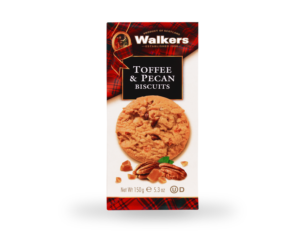 Walkers Toffee & Pecan Biscuits, 150g