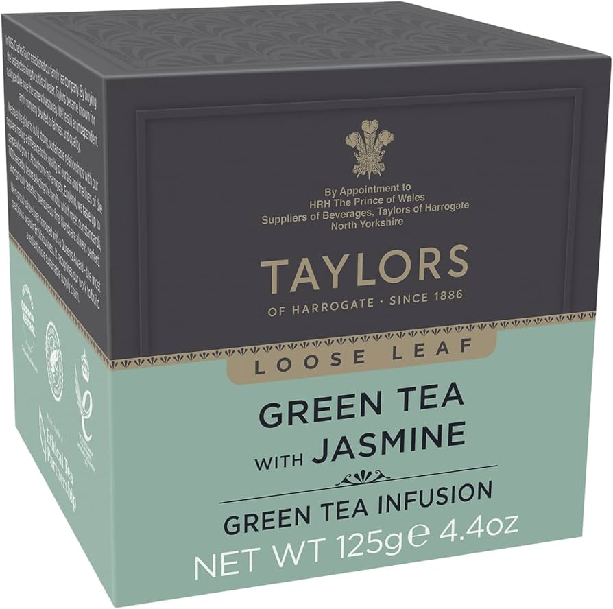 Taylors of Harrogate Refill Pack, Green Tea with Jasmine, 125g