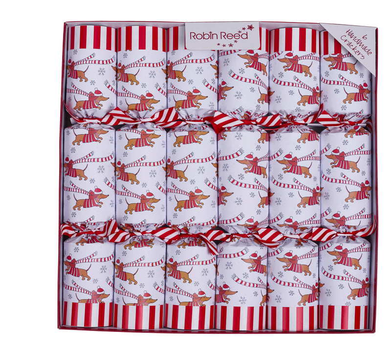 Robin Reed Christmas Crackers, 6, Racing Sausage Dog