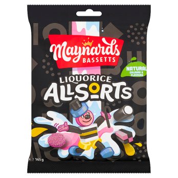 Maynards Bassetts Liqourice Allsorts, 165g