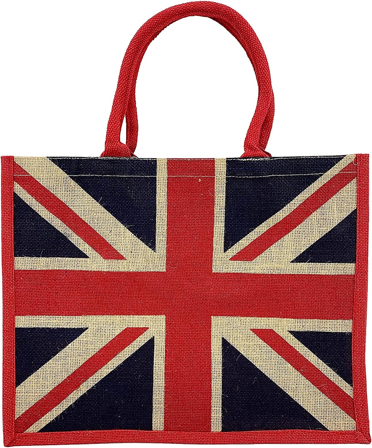 Elgate Union Jack Jute Bag with Gusset