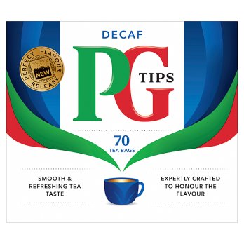 PG Tips Decaffeinated Tea, 70s
