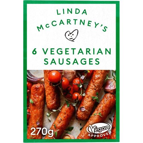Linda McCartney 6 Vegan Sausages