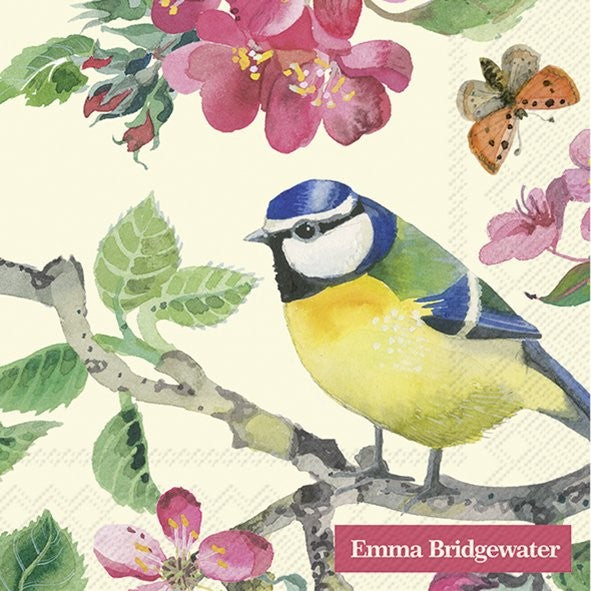 Emma Bridgewater Cocktail Napkins, Blossom Cream