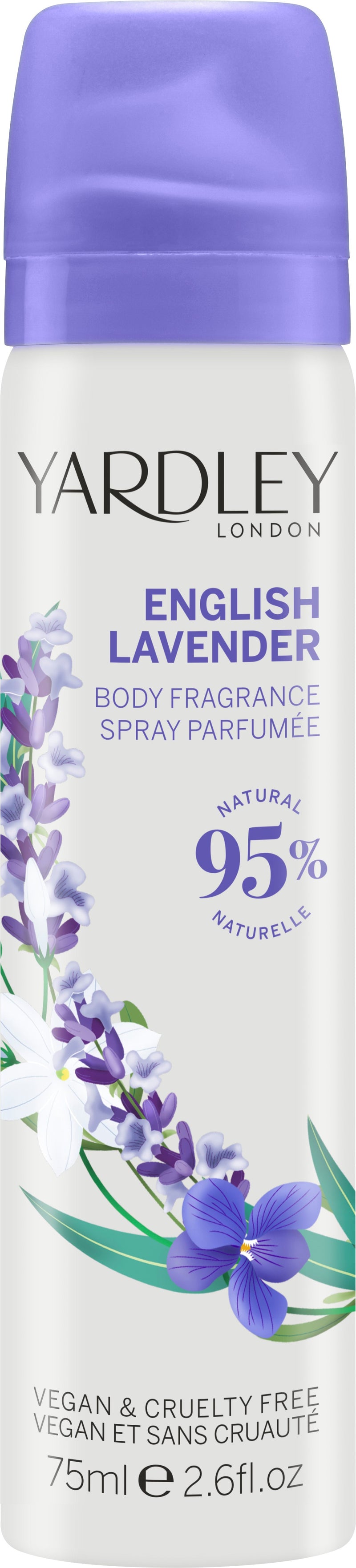 Yardley Body Fragrance, English Lavender, 75ml
