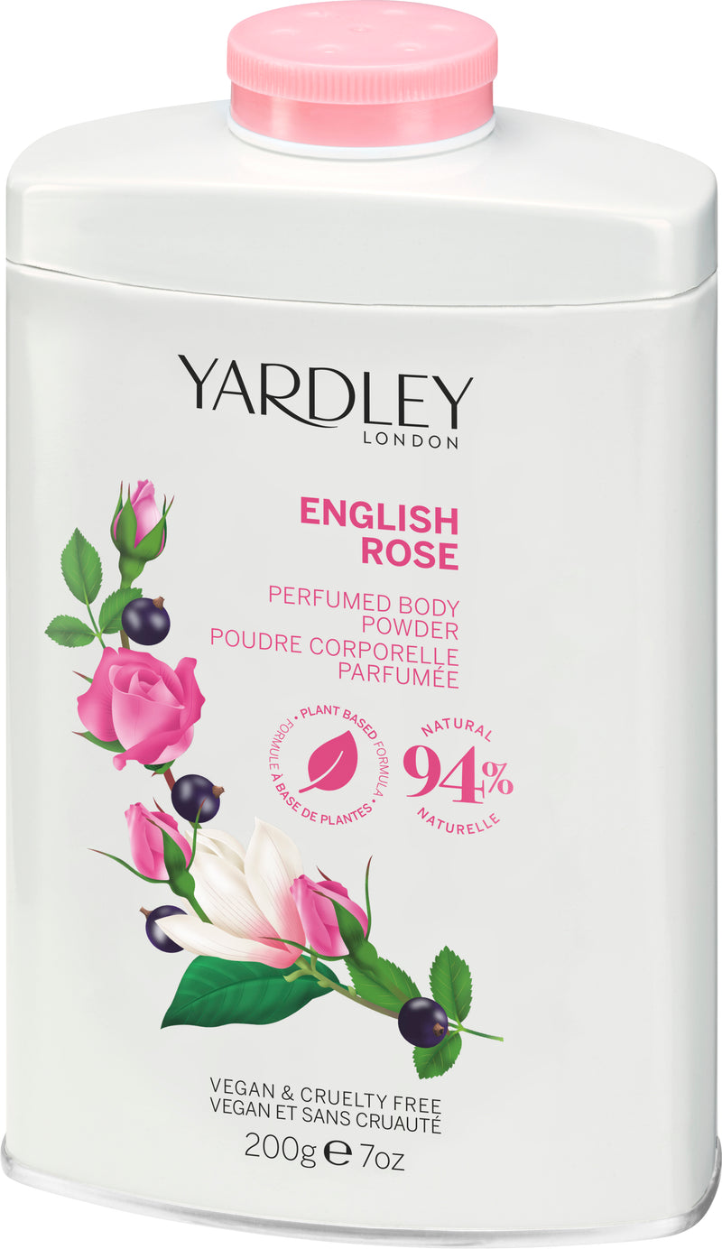 Yardley English Rose Perfumed Body Powder, 200g