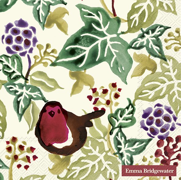 Emma Bridgewater Lunch Napkins, Christmas Ivy