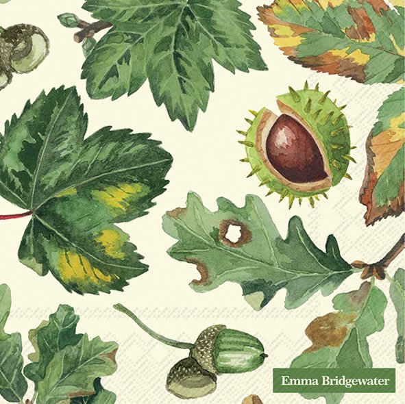 Emma Bridgewater Lunch Napkins, Trees & Leaves