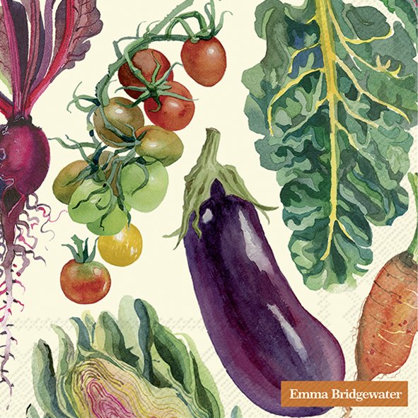Emma Bridgewater Lunch Napkins, Vegetable Garden